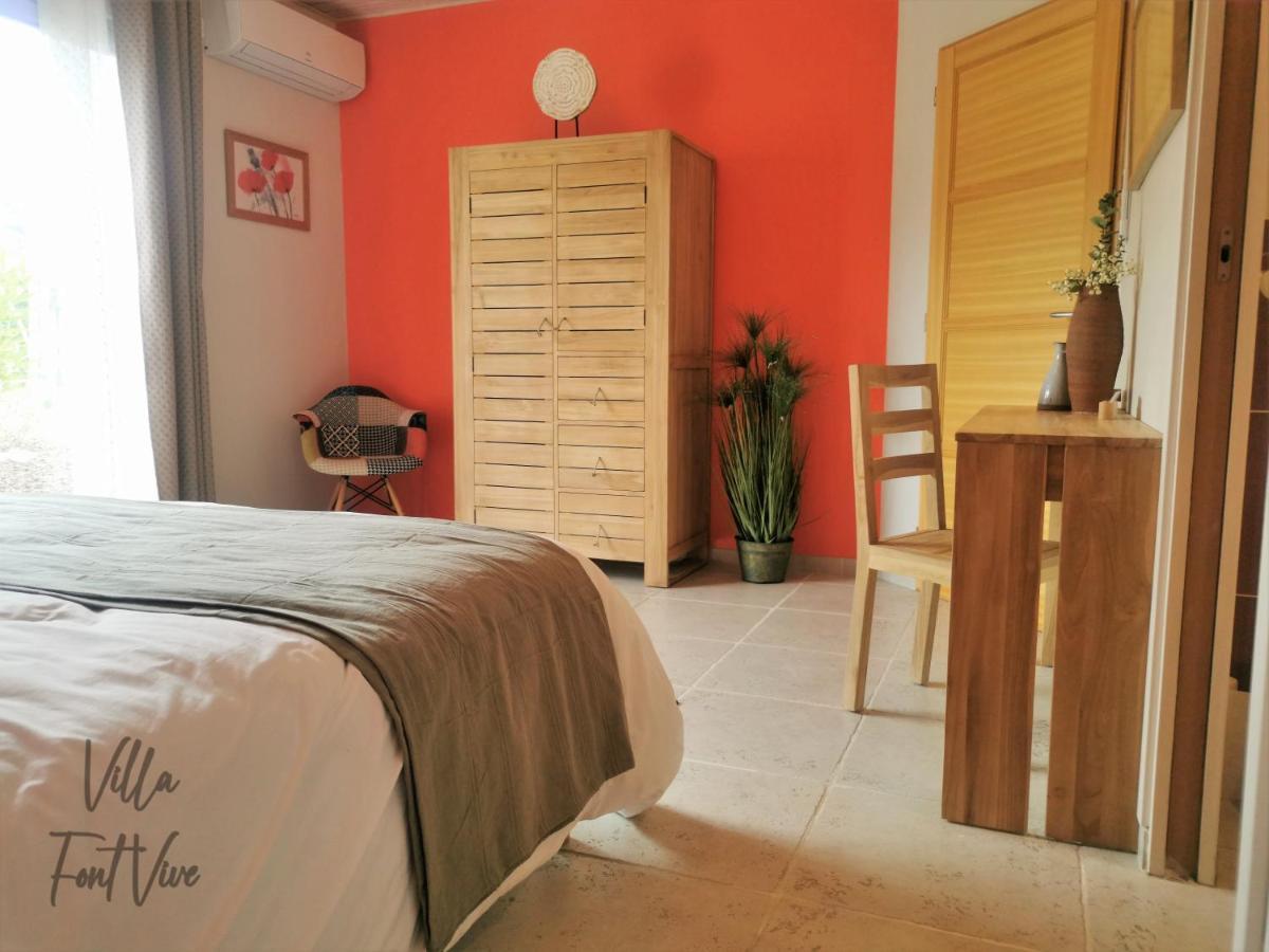 Villa Font Vive - Chambres d'hôtes avec Cuisine et calme absolu ! Grospierres Extérieur photo