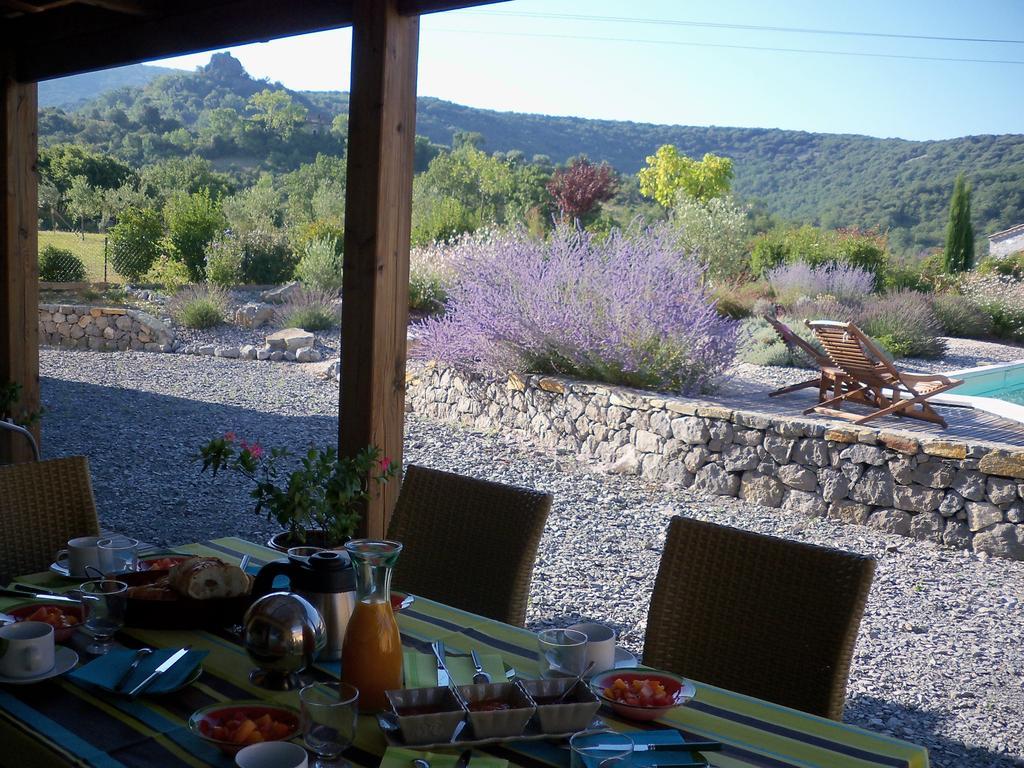 Villa Font Vive - Chambres d'hôtes avec Cuisine et calme absolu ! Grospierres Extérieur photo